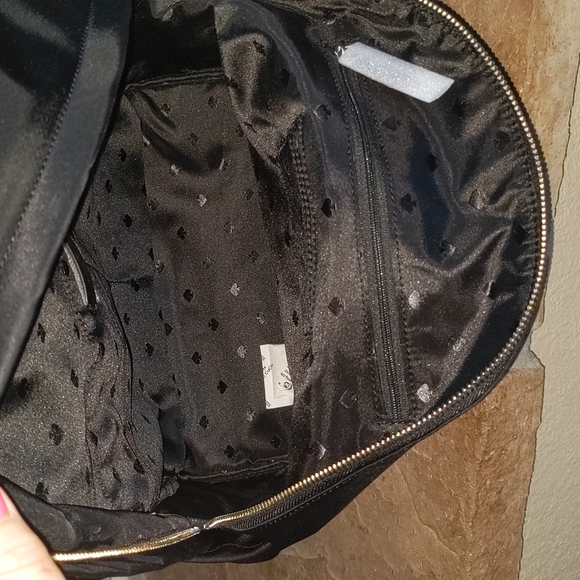 NWT Kate Spade Black Large Nylon Backpack - Picture 6 of 7